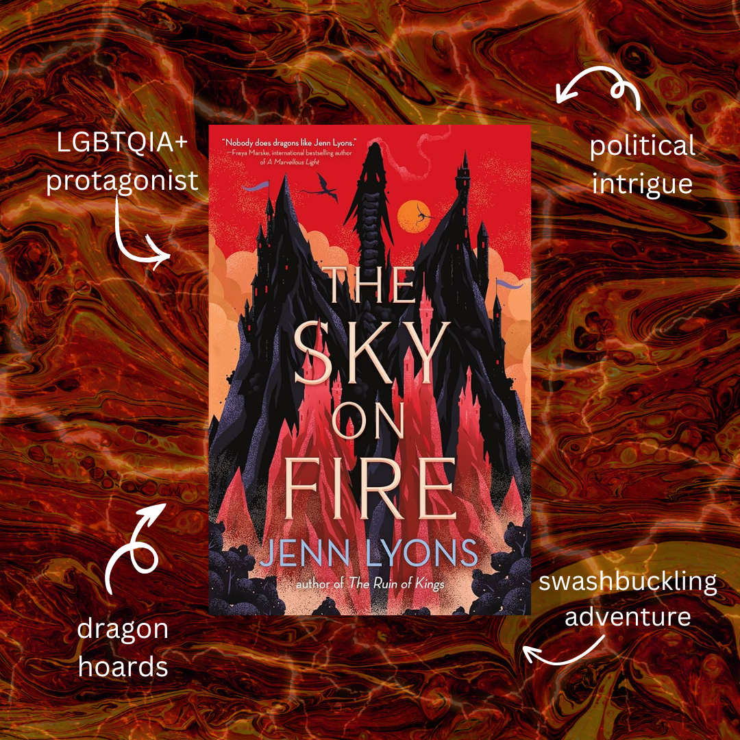 ARC Book Review: The Sky on Fire by Jenn Lyons