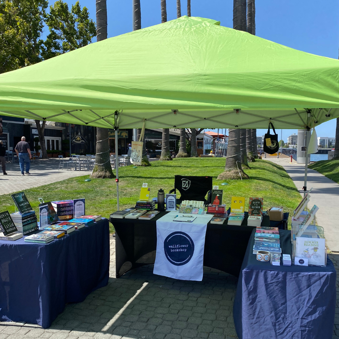 Wallflower Bookshop pop-up tent